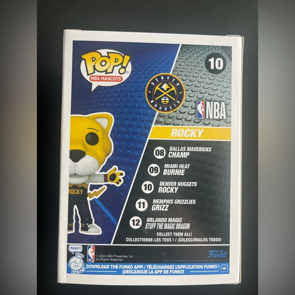 Funko Pop! NBA Mascots Denver Nuggets - Rocky Figure #10